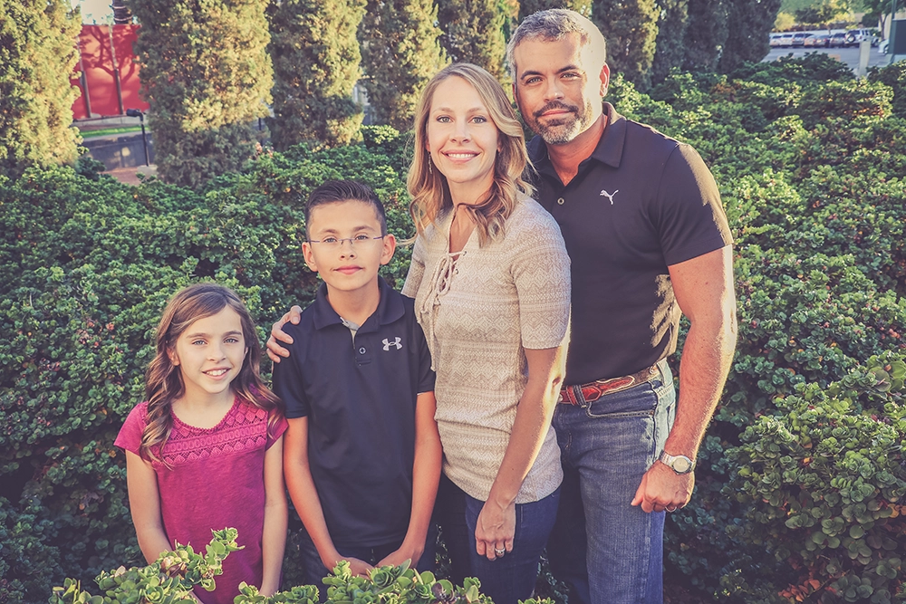 Dana Rodriguez and family